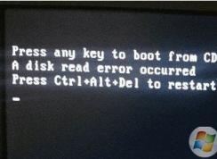 Win7開機的時候藍屏顯示disk read error怎么辦？