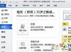 如何查看word文檔修改次數(shù)