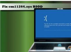 win10系統(tǒng)藍(lán)屏死機提示Cm11264.sys的解決方法
