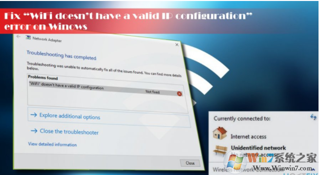 Wi-Fi錯(cuò)誤“WiFi沒有有效的IP配置”修復(fù)