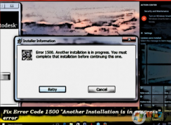 錯誤代碼1500“另一個安裝正在進行中”  win10解決方法