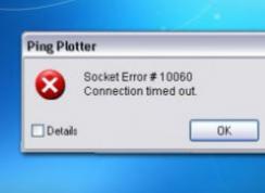 socket error #10060 錯誤的原因及解決方法