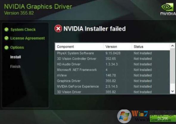 win10系統(tǒng)Nvidia驅(qū)動(dòng)安裝失敗該怎么辦?