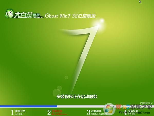 大白菜Win7 GHOST系統(tǒng)32位輕量級裝機版 V2023