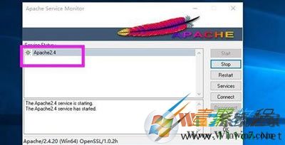 Win10系統(tǒng)上安裝Apache服務(wù)器后無(wú)法啟動(dòng)的解決方法