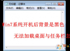 win7系統(tǒng)開(kāi)機(jī)黑屏無(wú)法進(jìn)入桌面的解決方法