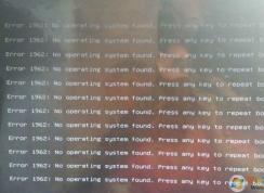 電腦開機(jī)Error 1962: No operating system found怎么解決？