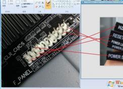 臺(tái)式電腦主板接線圖(電源線+硬盤線+USB線+音頻線)