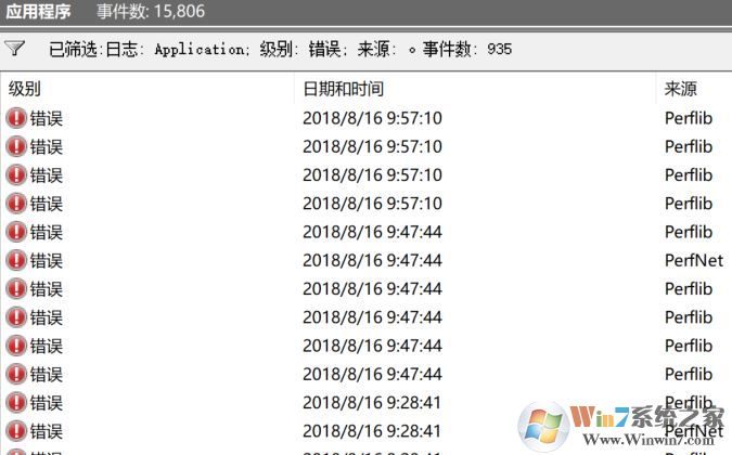 惠普預(yù)裝win10事件日志:Perflib 1008錯誤 的解決方法