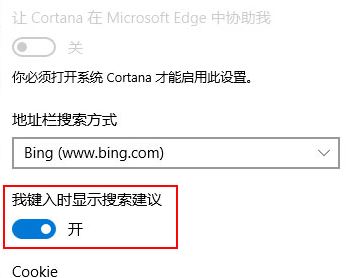 Microsoft Edge搜索建議怎么關？win10關閉edge搜索建議的方法