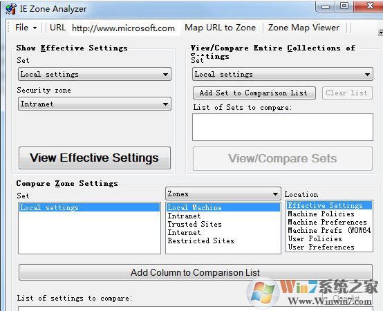 IE Zone Analyzer