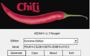 AIDA64注冊(cè)機(jī)(aida64 序列號(hào)全系列通用算號(hào)器) V1.7綠色版