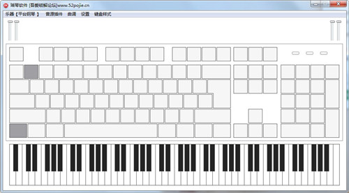 瑤琴軟件v1.0.1綠色版（鋼琴模擬軟件）