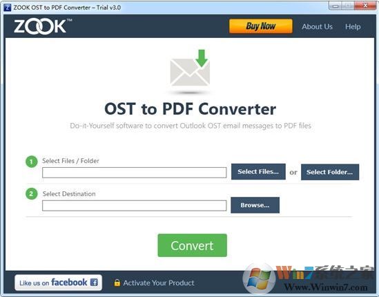 OST轉(zhuǎn)PDF工具_(dá)ZOOK OST to PDF Converter v3.0破解版