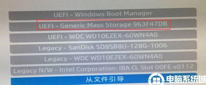 惠普光影精靈4筆記本BIOS如何設置U盤啟動（UEFI模式）