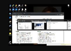 Win10設置使用Alt+Tab時自動隱藏已經打開的窗口,只顯示純桌面