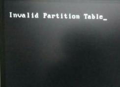 電腦開(kāi)機(jī)invalid partition table快速解決法