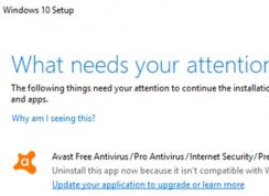 微軟阻止AVAST/AVG殺毒軟件用戶升級Win10 1909因為兼容問題