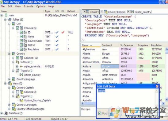 sqlitespy中文版_SQLiteSpy（SQL文件查看器）v1.9.8 綠色破解版