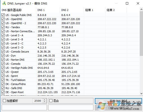 dns測試工具下載_DNS Jumper v2.1（DNS測試切換）完全免費(fèi)版