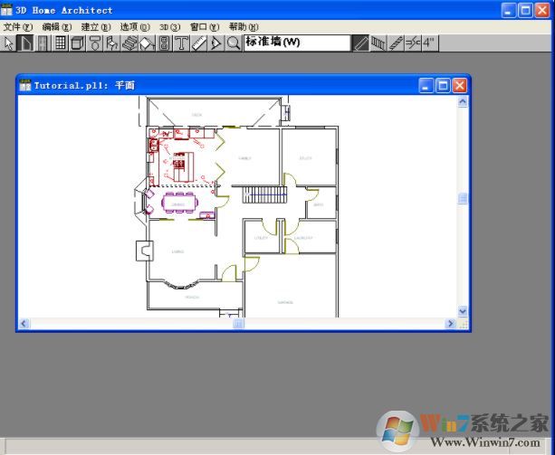 3Dhome下載_3D Home Architect（戶型畫圖）v4.0 綠色漢化版