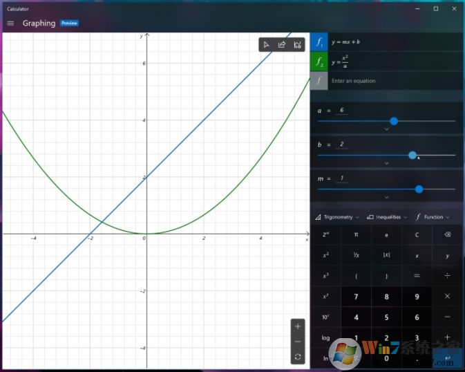 Win10計算器迎來重大新功能:可繪制函數圖形
