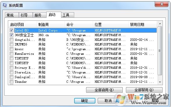 Win7啟動項管理:刪除開機啟動項和添加開機啟動項方法