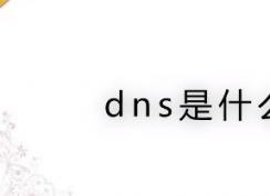 什么是DNS？DNS服務(wù)器地址相關(guān)信息介紹