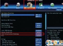 技嘉AMD/intel主板BIOS怎么開啟VT虛擬化支持