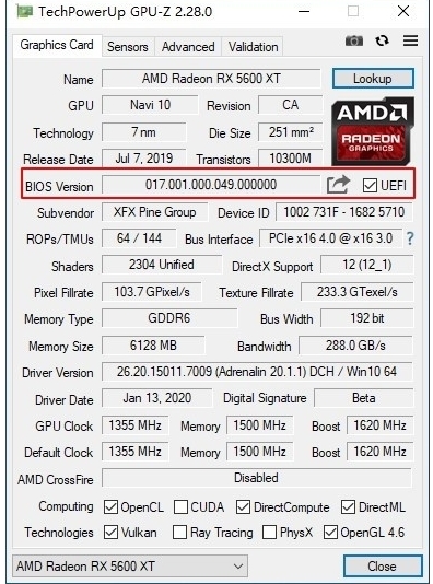 AMD 5600XT顯卡如何升級(jí)BIOS大副提高性能