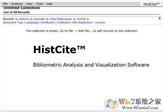 histcite破解版_histcite pro v2.1(文獻(xiàn)索引工具)綠色版