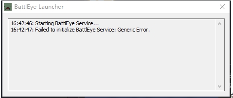 絕地求生Failed to initialize BattlEye Service:Generic Error解決方法