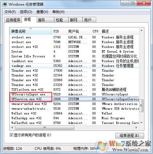 UPSecurityInput.exe和UPService.exe是什么進程？可以刪除嗎