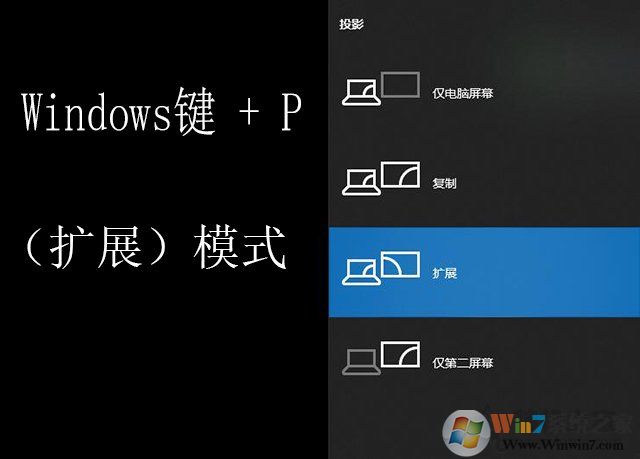 Win10筆記本電腦外接顯示器(投影儀)怎么設置教程