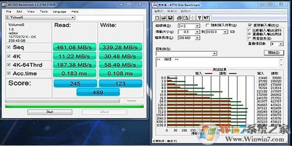 assd固態(tài)硬盤(pán)檢測(cè)工具|AS SSD Benchmark中文綠色版v2.0.7321