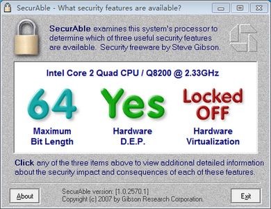 securable中文版(CPUVT檢測(cè)工具)v1.1.0綠色最新版