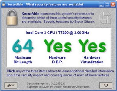 securable中文版(CPUVT檢測(cè)工具)v1.1.0綠色最新版
