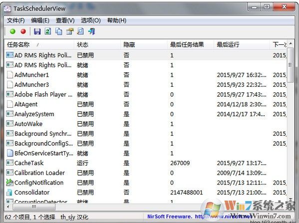 TaskSchedulerView(Windows任務(wù)計(jì)劃管理器) v1.57綠色版