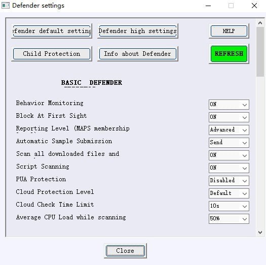 ConfigureDefender(win10安全中心設(shè)置工具)