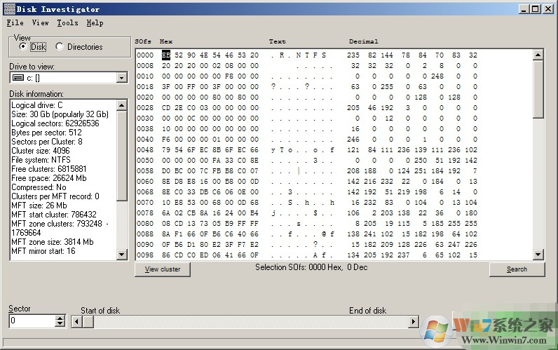 Disk Investigator(直接修改硬盤數(shù)據(jù))下載