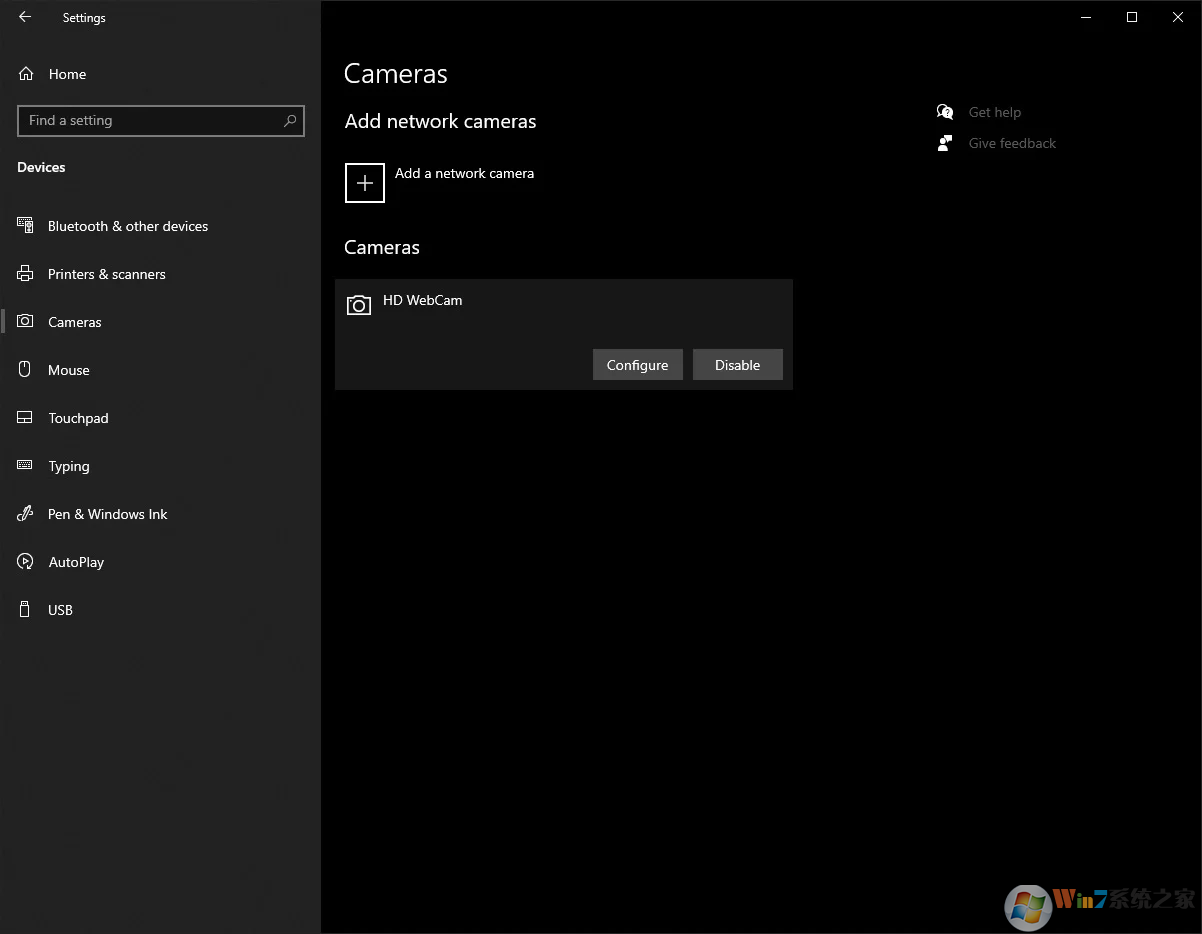 Win10設(shè)置中添加攝像頭設(shè)置功能！