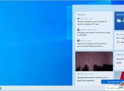 微軟對Win10任務(wù)欄進行重大革新,集成天氣和新聞功能