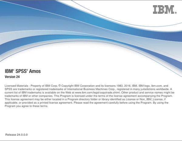 IBM SPSS Amos(結構方程模型)