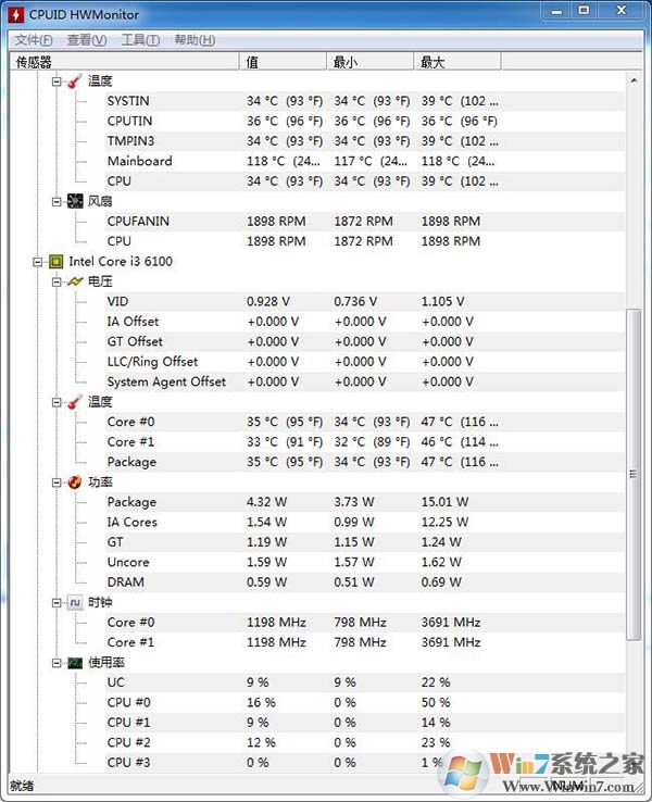 HWMonitor中文版_HWMonitor(電腦溫度監(jiān)控軟件)綠色版