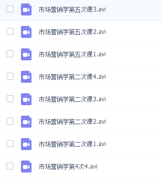 市場營銷專業(yè)課程視頻完整版(百度云)