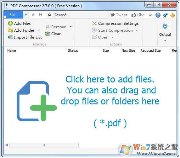 pdf壓縮軟件-無損PDF壓縮軟件(PDF Compressor) 2.7.0.0 黯然過客綠色便攜版