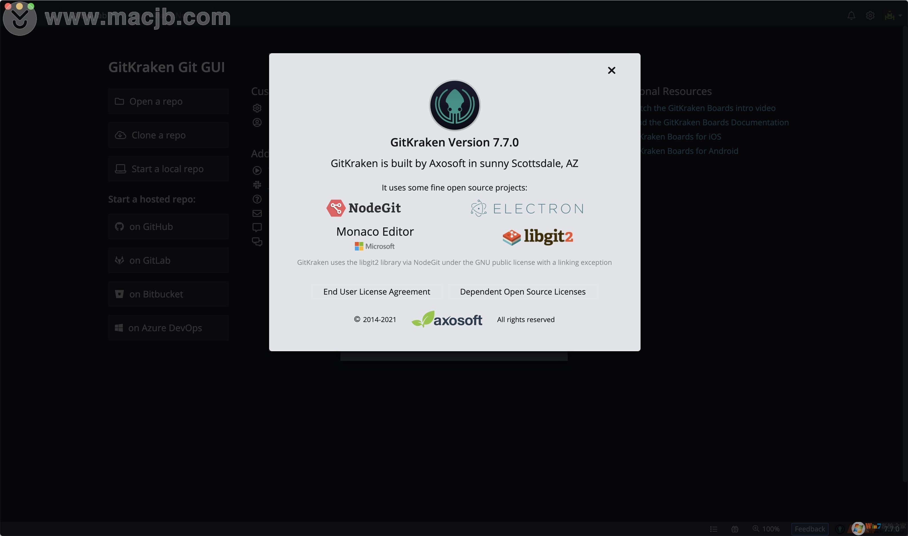 GitKraken for Mac跨平臺(tái)多功能Git客戶端 V7.7.0官方版