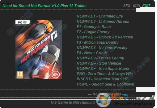 極品飛車14十四項修改器[風靈月影] v1.05最新版