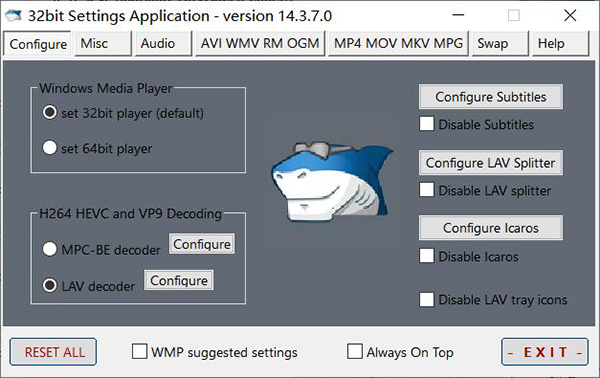 Shark007 Advanced Codecs