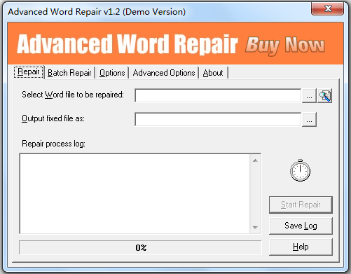 Advanced Word Repair(Word文檔修復(fù)工具) V1.2.0.0 英文版